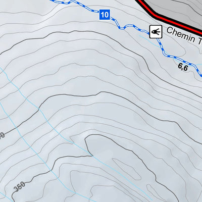 Sépaq Station touristique Duchesnay - Carte des sentiers de ski de fond digital map
