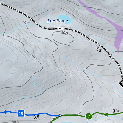 Sépaq Station touristique Duchesnay - Carte des sentiers de ski de fond digital map