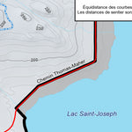 Station touristique Duchesnay - Carte des sentiers de ski de fond Preview 2