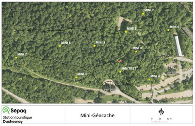 Sépaq Station touristique Duchesnay - Mini Géocache digital map
