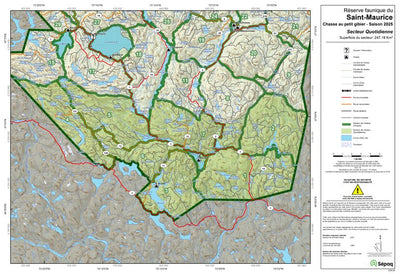 Réserve faunique du Saint-Maurice : Carte de chasse au petit gibier (Quotidienne) Preview 1