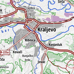 Serbiamap.Net Kraljevo (Serbia) digital map