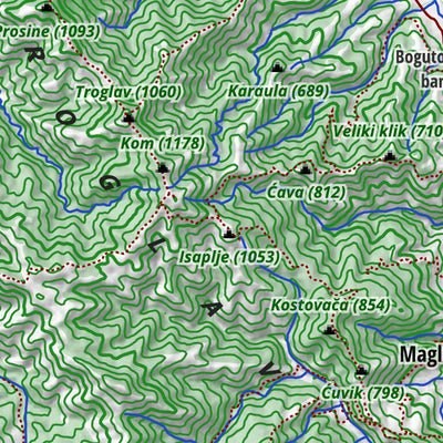 Serbiamap.Net Kraljevo (Serbia) digital map