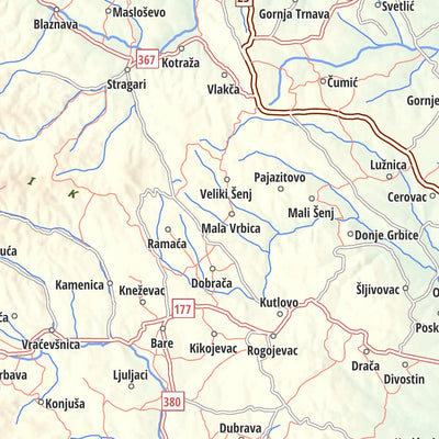 Serbiamap.Net Serbia Roadmap digital map