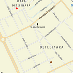 Novi Sad (Serbia) Street Map Preview 2