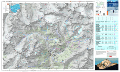 Sete srl Sviluppo e Territorio SeTeMap - Val Malenco invernale 20 percorsi sci/ciaspole digital map