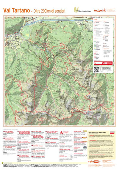 SeTeMap - Val Tartano, Mappa escursionistica 1:20.000 Preview 1