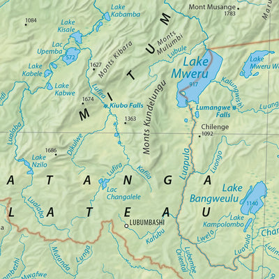 Africa Physical Map Preview 3