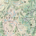 Physical Features of North America - Elevations in Meters Preview 3