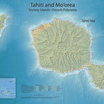 Tahiti and Mo‘orea Reference Map Preview 1