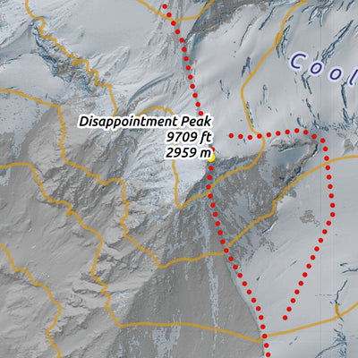 Shuksan Geomatics Glacier Peak Climbing Routes digital map