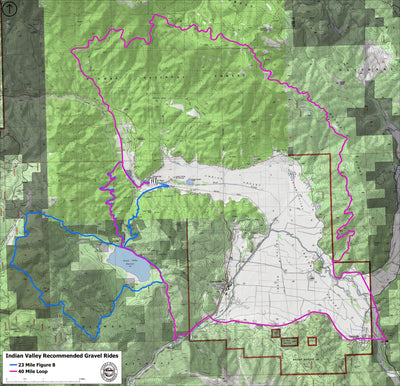 Sierra Buttes Trail Stewardship Indian Valley Recommended Gravel Rides digital map