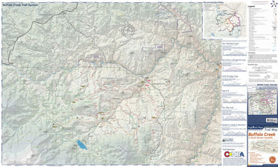 Singletrack Maps Buffalo Creek Trail Map 3rd Edition digital map