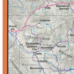 Singletrack Maps Hartman Rocks Trails Map digital map