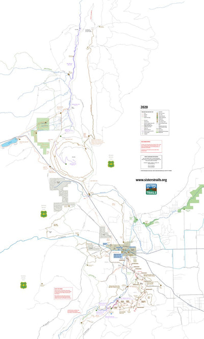 Sisters Trails Alliance Sisters Area Trails digital map