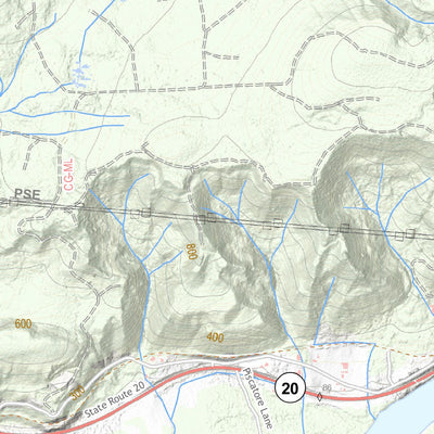 Skagit County GIS 2018 Skagit Topo Grandy Lake digital map