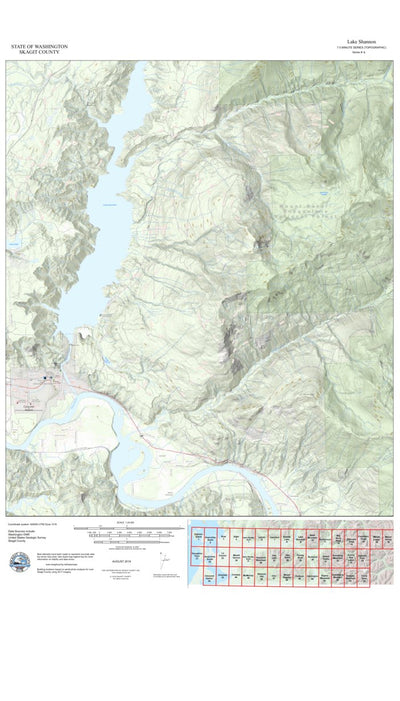 Skagit County GIS 2018 Skagit Topo Lake Shannon digital map