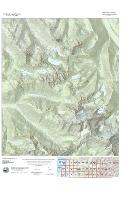 Skagit County GIS 2018 Skagit Topo Snowking Mountain digital map