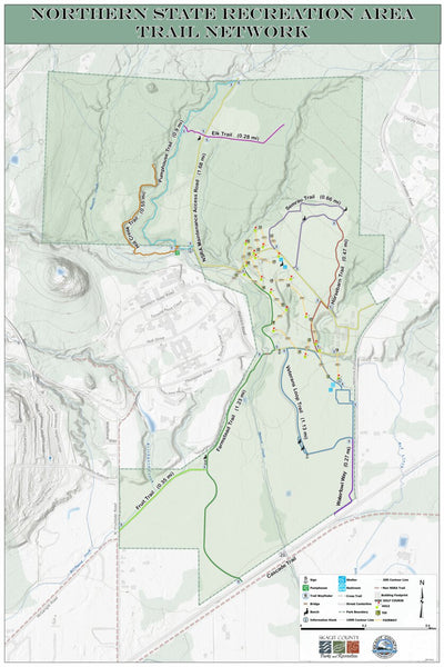 Skagit County GIS NSRA Trail Network digital map