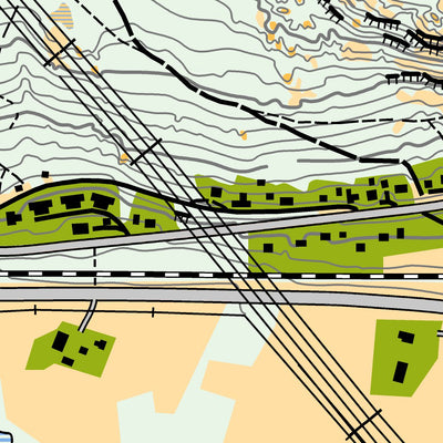 Skogslöparna Vandringsleden Fyra Berg digital map