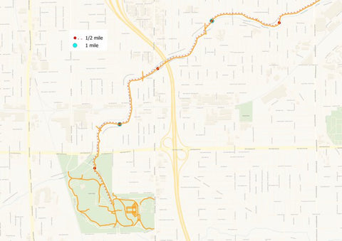Slow Foot Movement Garfield Park and Pleasant Run Trail digital map