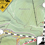 Soccorso Alpino Carta Sentieri Monte Amiata 2023 digital map