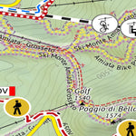 Soccorso Alpino Carta Sentieri Monte Amiata 2023 digital map