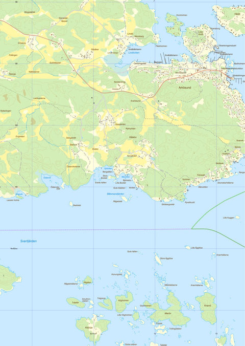 Solteknik HB Arkösund skala 1:10 000 digital map