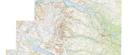 Solteknik HB Fjällkartan Stora Sjöfallet digital map