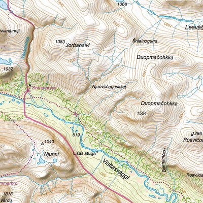 Solteknik HB Fjällkartan Stora Sjöfallet digital map