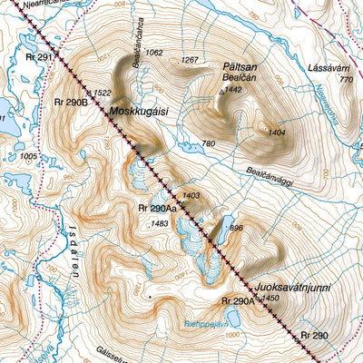 Solteknik HB Fjällkartan Treriksröset digital map