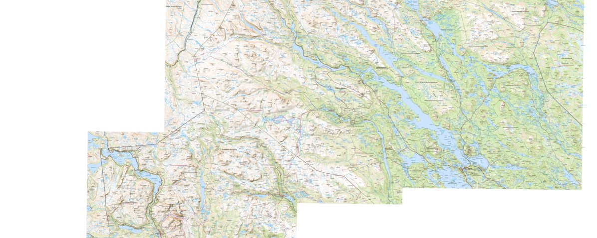 Fjällkartan Hemavan - Padjelanta Nationalpark Map By Solteknik HB ...