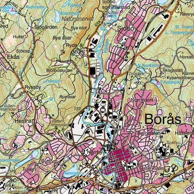 Solteknik HB Terrängkartan Västergötland digital map