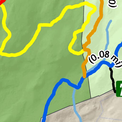 South Central Regional Council of Governments Elderslie Preserve Trail System - Woodbridge, CT digital map