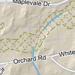 South Central Regional Council of Governments Elderslie Preserve Trail System - Woodbridge, CT digital map