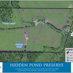 Southwest Michigan Land Conservancy SWMLC's Hidden Pond Preserve digital map