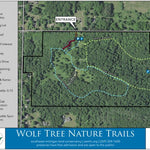 Southwest Michigan Land Conservancy SWMLC's Wolf Tree Nature Trails digital map