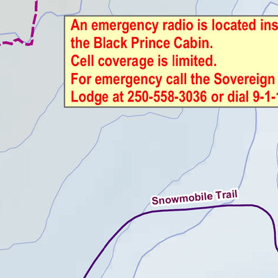 Sovereign Lake Nordic Club Sovereign Lake XC Ski Map_2018 digital map