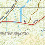 Spatial Vision Bendigo 08 - Spatial Vision's Vicmap Book (North West Edition 7, 2023 Update) digital map