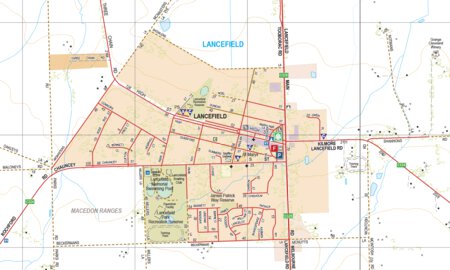 Lancefield - Spatial Vision's VicMap Book (North East Edition 7, 2024 ...