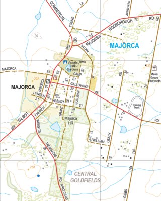 Spatial Vision Majorca - Spatial Vision's VicMap Book (Central Edition 8, 2023 Update) digital map