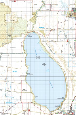 Spatial Vision Map 206 - Spatial Vision's Vicmap Book (North West Edition 7, 2023 Update - 100K Series) digital map