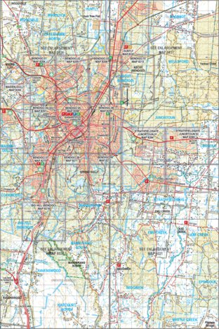 Spatial Vision Map 322 - Spatial Vision's Vicmap Book (North West Edition 7, 2023 Update - 100K Series) digital map