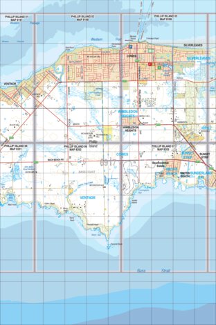 Spatial Vision Map 6917 - Spatial Vision's VicMap Book (Central Edition 8, 2023 Update - 50K Series) digital map