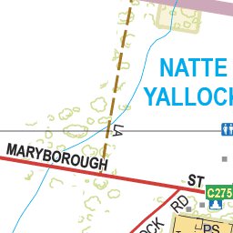 Spatial Vision Natte Yallock - Spatial Vision's VicMap Book (Central Edition 8, 2023 Update) digital map