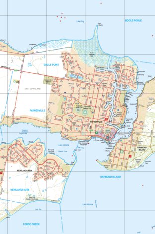Spatial Vision Paynesville-Raymond Island 01 - Spatial Vision's VicMap Book (South East Edition 7, 2022) digital map