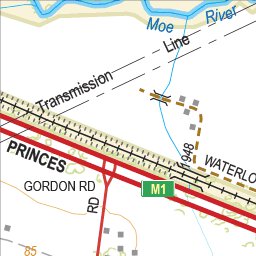Yarragon - Spatial Vision's VicMap Book (South East Edition 8, 2025) Preview 3