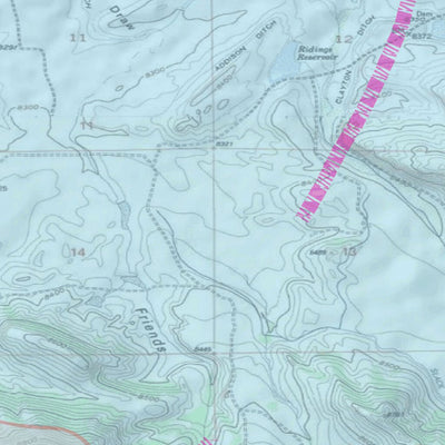 Spirited Republic 2020 Colorado Big Game Elk/Deer Topo Hunt Habitat Range GMU 17 digital map