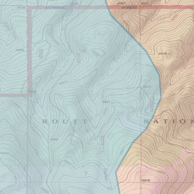 Spirited Republic 2020 Colorado Big Game Elk/Deer Topo Hunt Habitat Range GMU 171 digital map