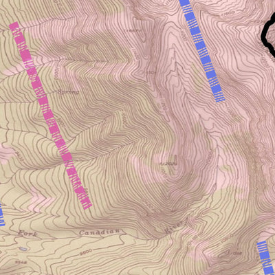 Spirited Republic 2020 Colorado Big Game Elk/Deer Topo Hunt Habitat Range GMU 171 digital map